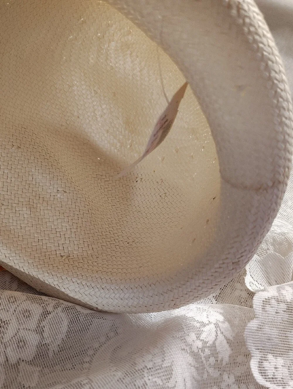 Cream Straw Sun Hat with Sunflower Accent - Women Accessories